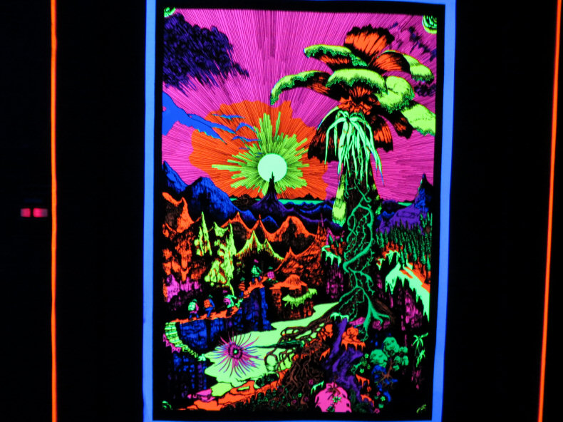 Psychedelic Blacklight Poster