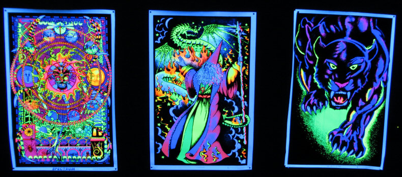 Blacklight Posters - Wizard - Panthar