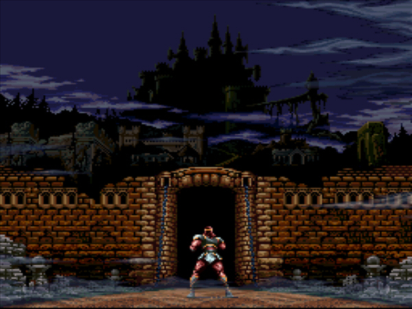 Super Castlevania IV Opening Title Screen