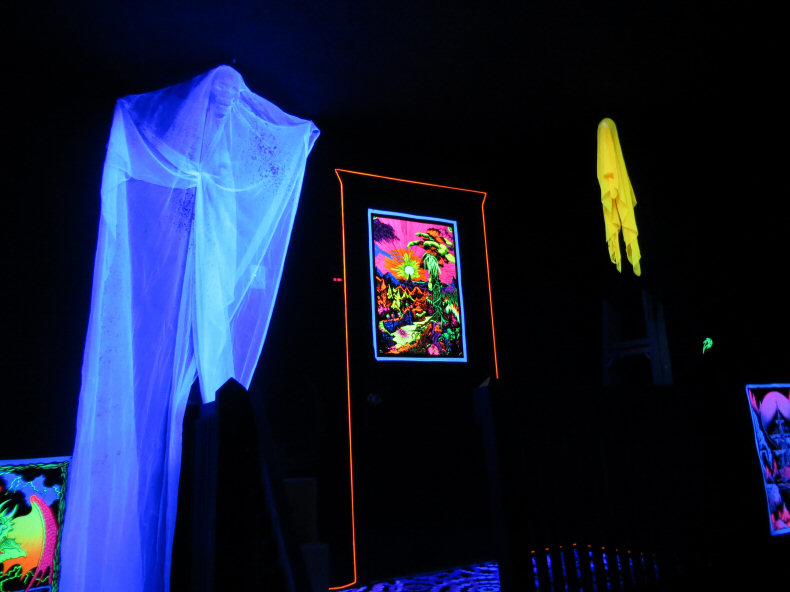 Blacklight Halloween Decorations