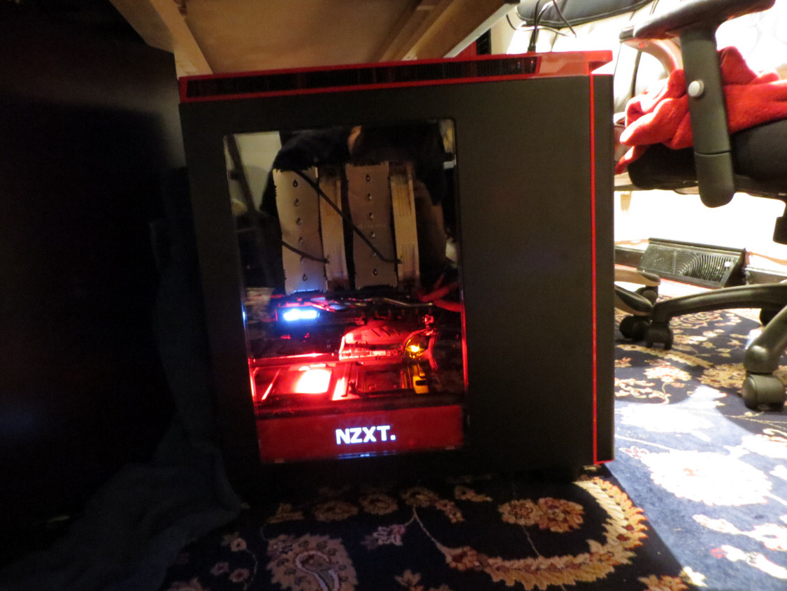 NZXT H440 Case nh-d15 cooler