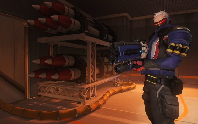 Soldier 76 in action