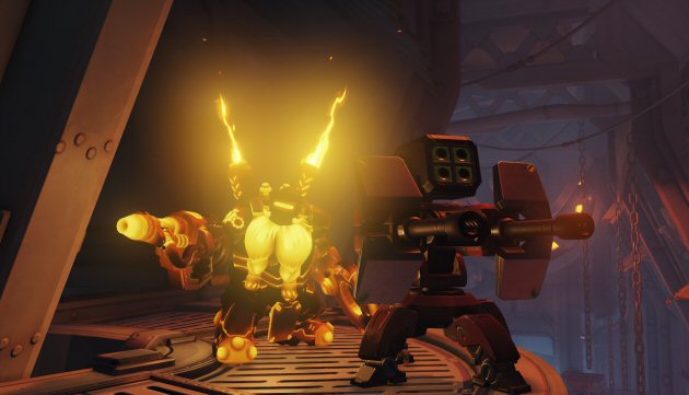 Torbjorn's Molten Core in action